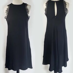 H&M Black Dress with Lace Details